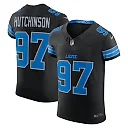 Zennovawear Men's Detroit Lions Aidan Hutchinson Black Alternate Vapor F.U.S.E. Elite Jersey