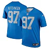 Zennovawear Men's Detroit Lions Aidan Hutchinson Blue Alternate Legend Player Performance Top