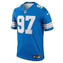 Zennovawear Men's Detroit Lions Aidan Hutchinson Blue Team Legend Player Performance Top
