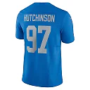 Zennovawear Men's Detroit Lions Aidan Hutchinson Blue Vapor F.U.S.E. Alternate Limited Jersey