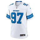 Zennovawear Men's Detroit Lions Aidan Hutchinson White Game Jersey