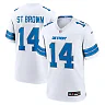 Zennovawear Men's Detroit Lions Amon-Ra St. Brown White Game Jersey