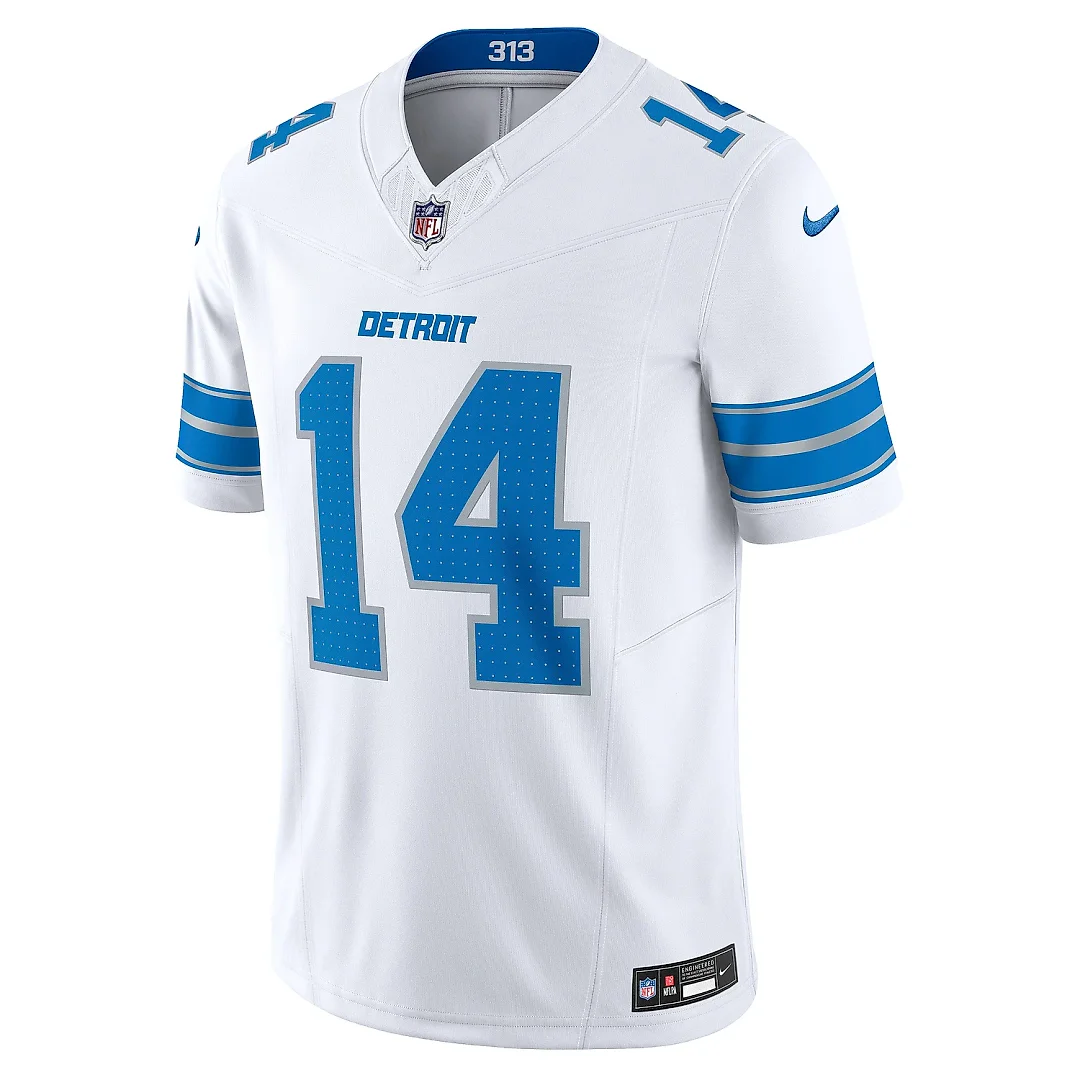 Zennovawear Men's Detroit Lions Amon-Ra St. Brown White Vapor F.U.S.E. Limited Jersey