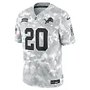 Zennovawear Men's Detroit Lions Barry Sanders Arctic Camo 2024 Salute to Service Retired Player Limited Jersey