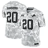 Zennovawear Men's Detroit Lions Barry Sanders Arctic Camo 2024 Salute to Service Retired Player Limited Jersey