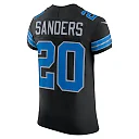 Zennovawear Men's Detroit Lions Barry Sanders Black Retired Player Alternate Vapor F.U.S.E. Elite Jersey