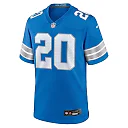 Zennovawear Men's Detroit Lions Barry Sanders Blue Retired Player Game Jersey