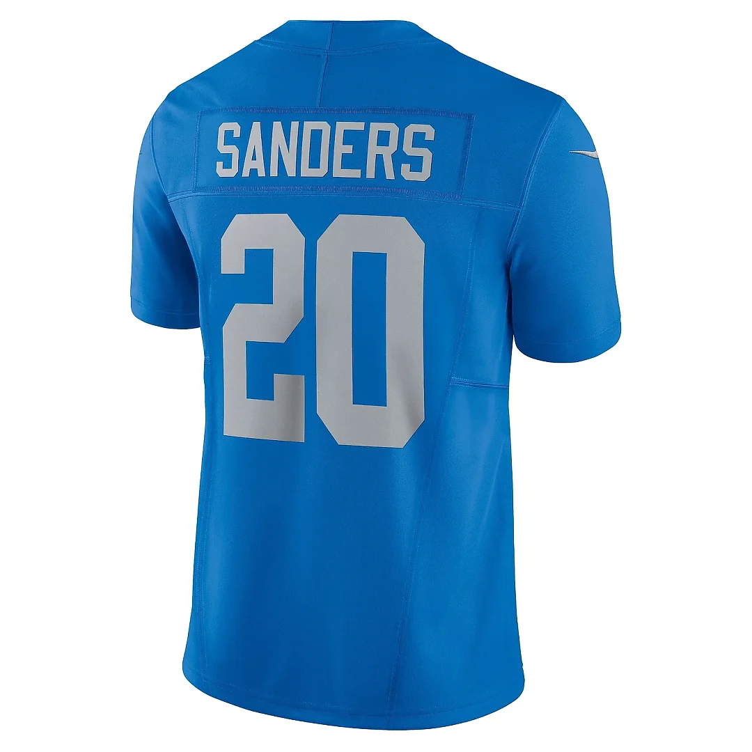 Zennovawear Men's Detroit Lions Barry Sanders Blue Vapor F.U.S.E. Alternate Limited Jersey