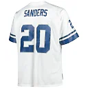 Zennovawear Men's Detroit Lions Barry Sanders Mitchell & Ness White Big & Tall 1996 Retired Player Jersey