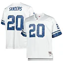 Zennovawear Men's Detroit Lions Barry Sanders Mitchell & Ness White Big & Tall 1996 Retired Player Jersey