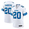 Zennovawear Men's Detroit Lions Barry Sanders White Retired Player Game Jersey