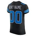 Zennovawear Men's Detroit Lions Black Alternate Vapor F.U.S.E. Elite Custom Jersey