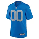 Zennovawear Men's Detroit Lions Blue Alternate Custom Game Jersey