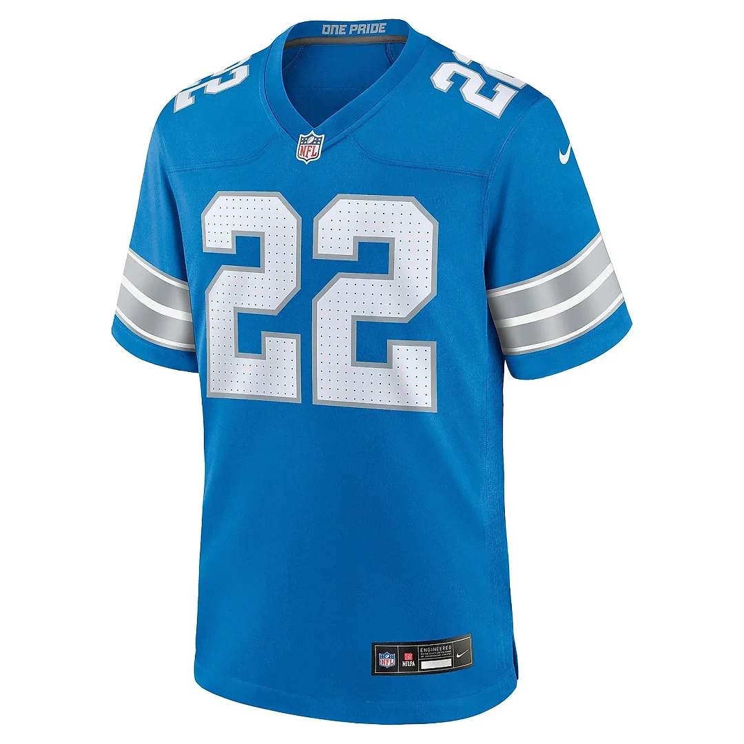 Zennovawear Men's Detroit Lions Bobby Layne Blue Retired Player Game Jersey