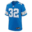 Zennovawear Men's Detroit Lions Brian Branch Blue Game Jersey