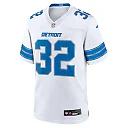 Zennovawear Men's Detroit Lions Brian Branch White White Game Jersey