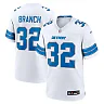 Zennovawear Men's Detroit Lions Brian Branch White White Game Jersey