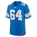 Zennovawear Men's Detroit Lions Bryan Hudson Blue Game Jersey
