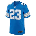 Zennovawear Men's Detroit Lions Carlton Davis Blue Team Game Jersey