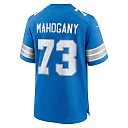 Zennovawear Men's Detroit Lions Christian Mahogany Blue Team Game Jersey