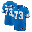 Zennovawear Men's Detroit Lions Christian Mahogany Blue Team Game Jersey