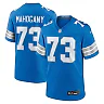 Zennovawear Men's Detroit Lions Christian Mahogany Blue Team Game Jersey