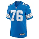 Zennovawear Men's Detroit Lions Connor Galvin Blue Team Game Jersey
