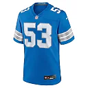 Zennovawear Men's Detroit Lions DaRon Gilbert Blue Game Jersey