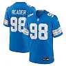 Zennovawear Men's Detroit Lions D.J. Reader Blue Team Game Jersey
