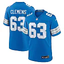 Zennovawear Men's Detroit Lions Duke Clemens Blue Game Jersey