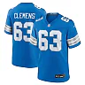 Zennovawear Men's Detroit Lions Duke Clemens Blue Game Jersey