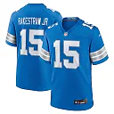 Zennovawear Men's Detroit Lions Ennis Rakestraw Jr. Blue Team Game Jersey