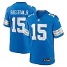 Zennovawear Men's Detroit Lions Ennis Rakestraw Jr. Blue Team Game Jersey