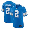 Zennovawear Men's Detroit Lions Hendon Hooker Blue Team Game Jersey