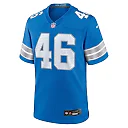 Zennovawear Men's Detroit Lions Jack Campbell Blue Game Jersey