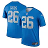 Zennovawear Men's Detroit Lions Jahmyr Gibbs Blue Alternate Legend Player Performance Top