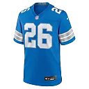 Zennovawear Men's Detroit Lions Jahmyr Gibbs Blue Game Jersey