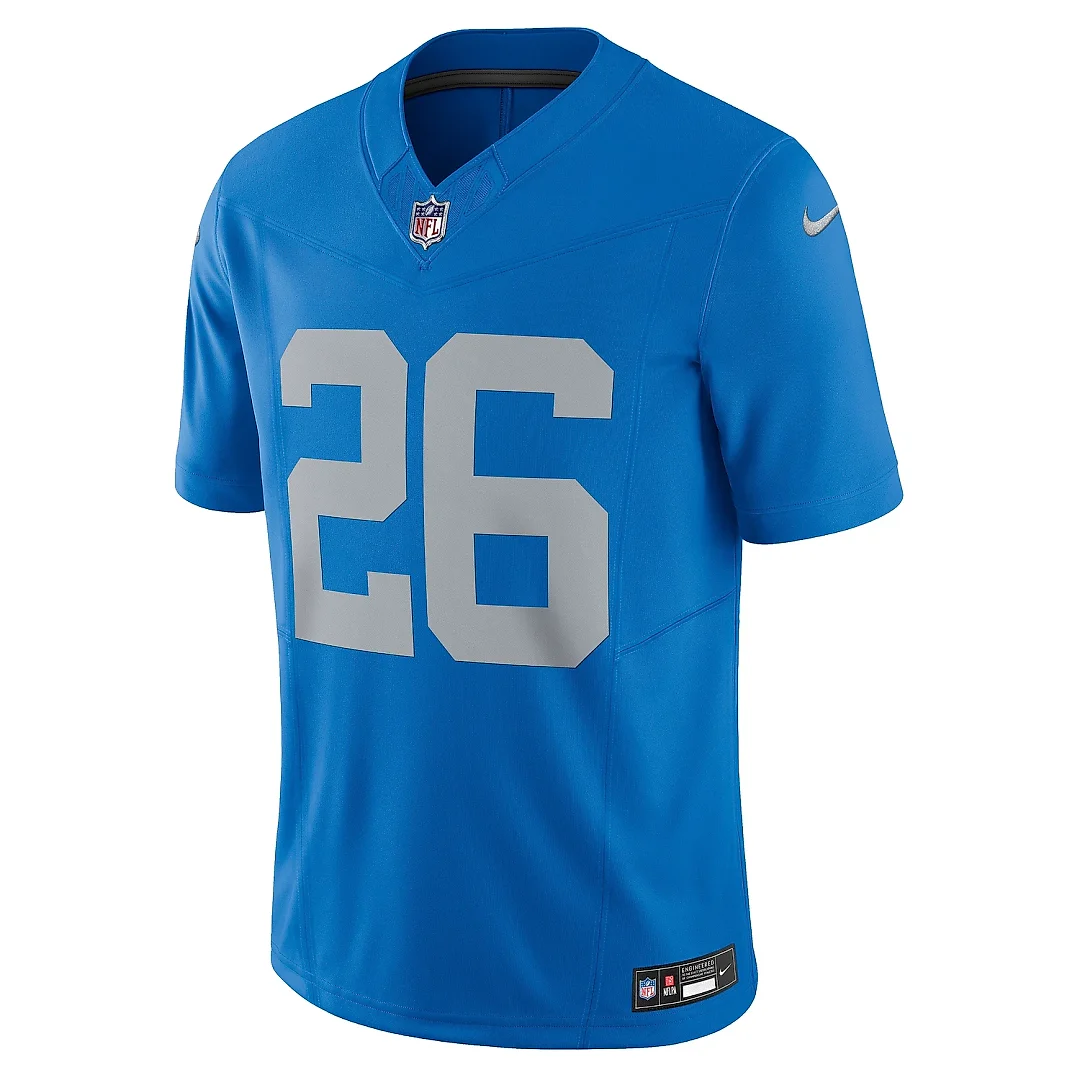 Zennovawear Men's Detroit Lions Jahmyr Gibbs Blue Vapor F.U.S.E. Alternate Limited Jersey