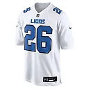 Zennovawear Men's Detroit Lions Jahmyr Gibbs White Tundra Fashion Game Jersey
