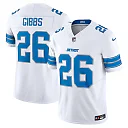 Zennovawear Men's Detroit Lions Jahmyr Gibbs White Vapor F.U.S.E. Limited Jersey