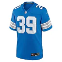 Zennovawear Men's Detroit Lions Jake Bates Blue Team Game Jersey