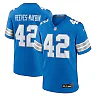 Zennovawear Men's Detroit Lions Jalen Reeves-Maybin Blue Team Game Jersey