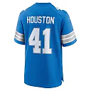 Zennovawear Men's Detroit Lions James Houston Blue Team Game Jersey