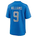 Zennovawear Men's Detroit Lions Jameson Williams Blue Alternate Game Jersey