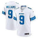 Zennovawear Men's Detroit Lions Jameson Williams White White Game Jersey