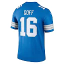 Zennovawear Men's Detroit Lions Jared Goff Blue Team Legend Player Performance Top