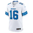 Zennovawear Men's Detroit Lions Jared Goff White Game Jersey