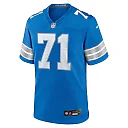 Zennovawear Men's Detroit Lions Kevin Zeitler Blue Game Jersey