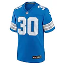 Zennovawear Men's Detroit Lions Khalil Dorsey Blue Team Game Jersey