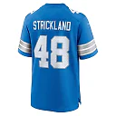 Zennovawear Men's Detroit Lions Loren Strickland Blue Game Jersey